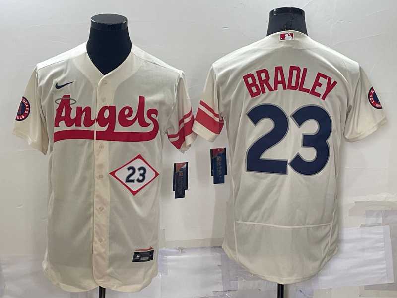 Angels 23 Archie Bradley Cream Nike 2022 City Connect Flexbase Jersey,We sell and wholesale Angels 23 Archie Bradley Cream Nike 2022 City Connect Flexbase Jersey on line form chian!